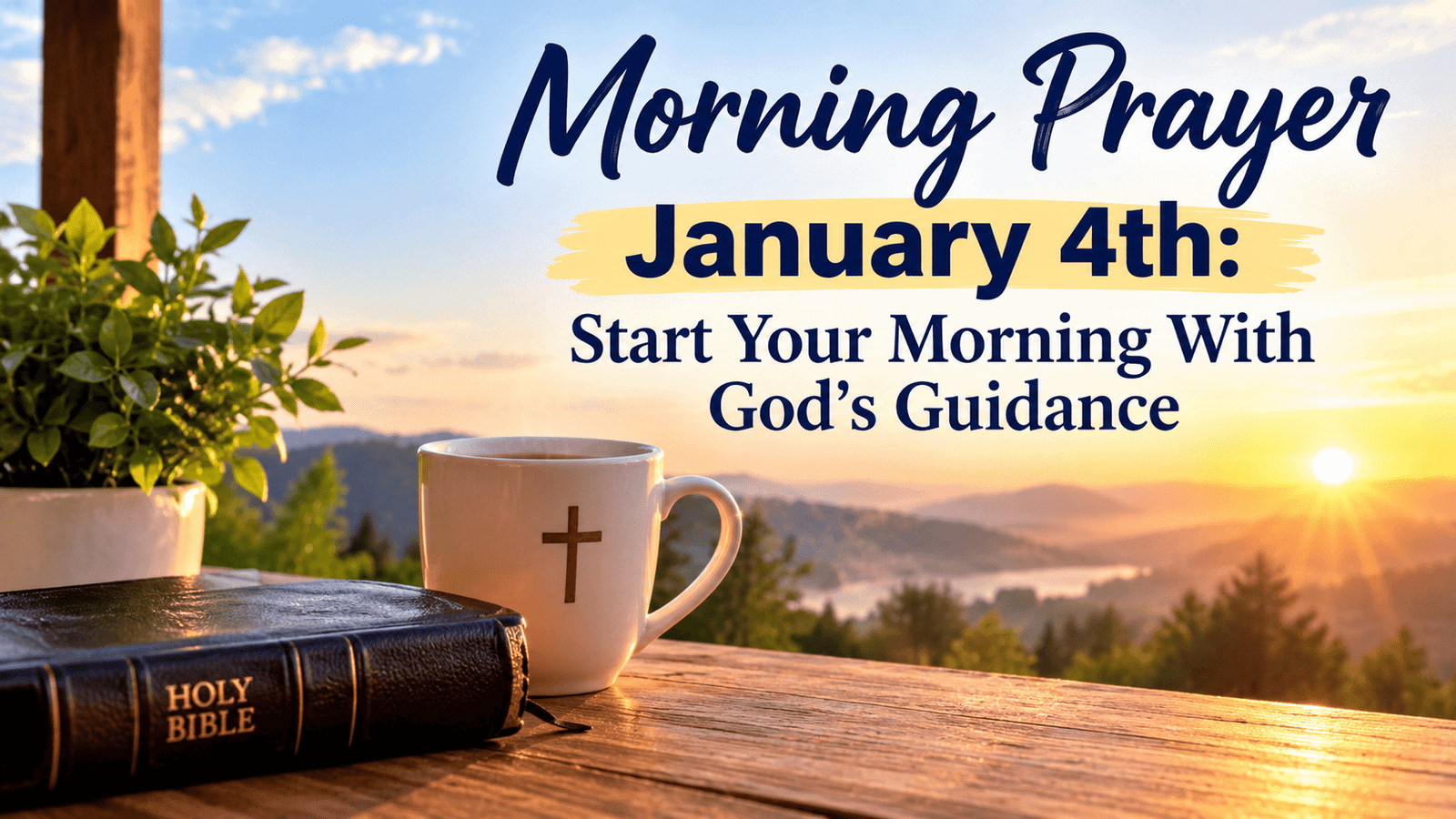Morning Prayer January 4th
