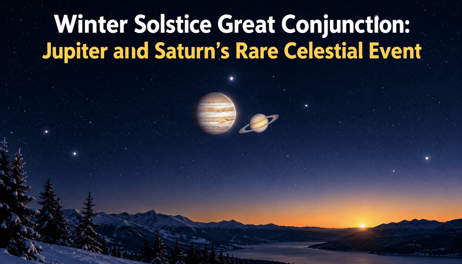 Winter Solstice Great Conjunction