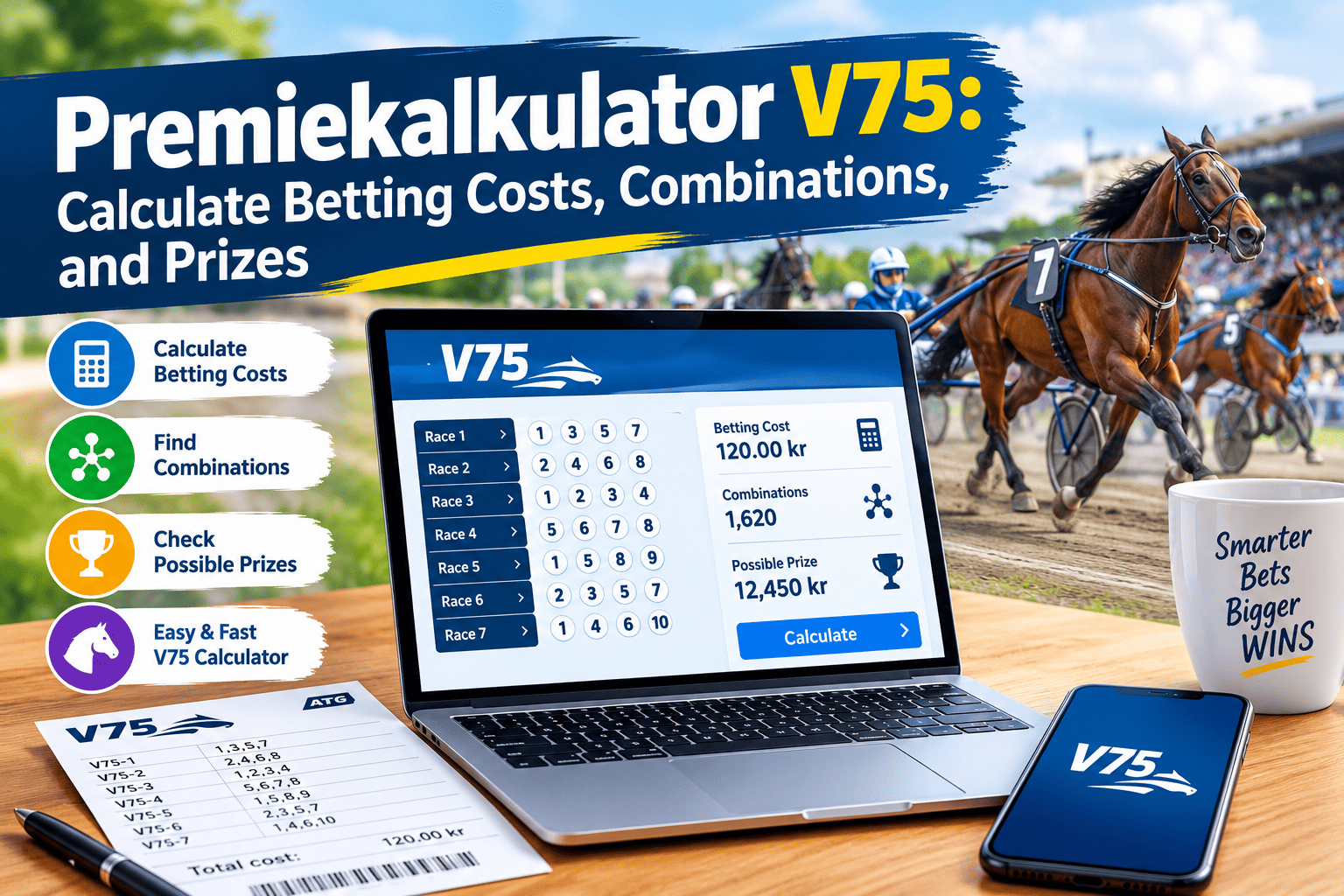 Premiekalkulator V75
