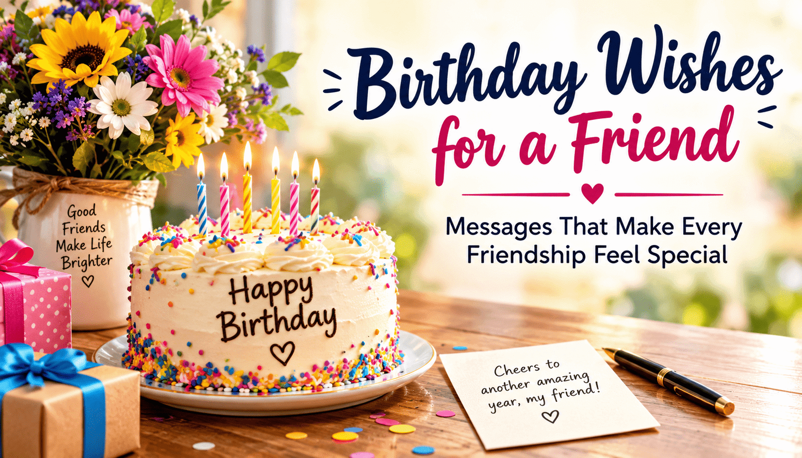 Birthday Wishes for a Friend
